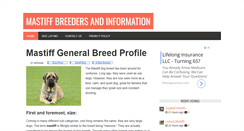 Desktop Screenshot of mastiff-dogs.com